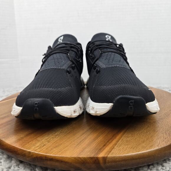 On Running Womens 9.5 Cloud 5 Black White Athletic Casual Gym Daily Running Shoe - Picture 4 of 12